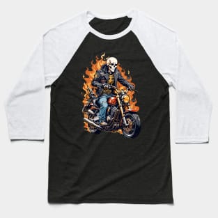 GHOST RIDER ON FIRE Baseball T-Shirt